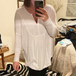 NWT Free People Leo Thermal Size M fits like XL